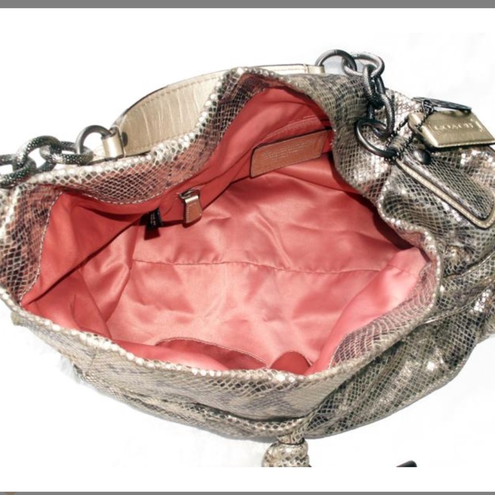 Coach Metallic Python Finish Style # 14770 - image 7